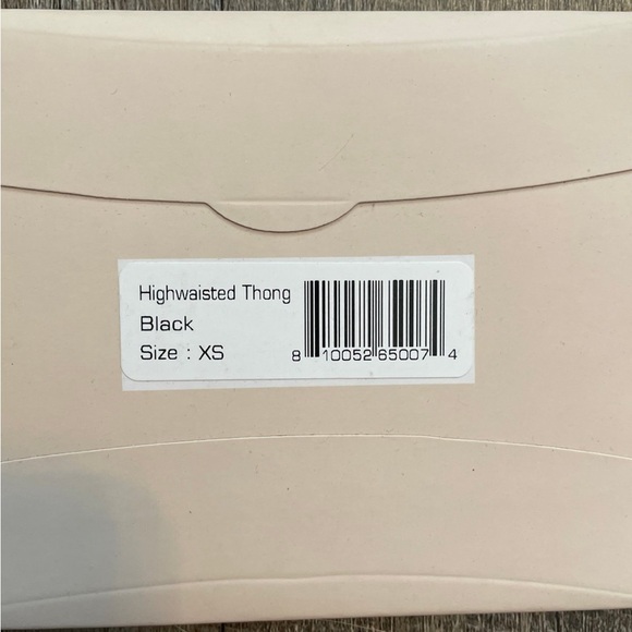 EBY High Waisted Thong Panties (2-Black) - Picture 2 of 2